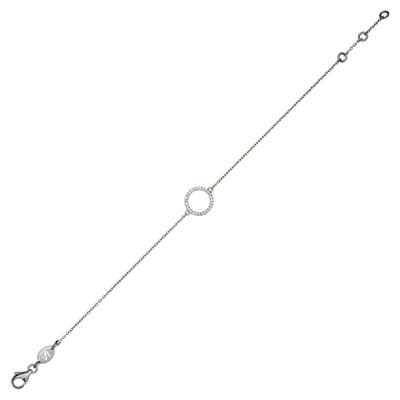 bracelet-or pave diamants cercle