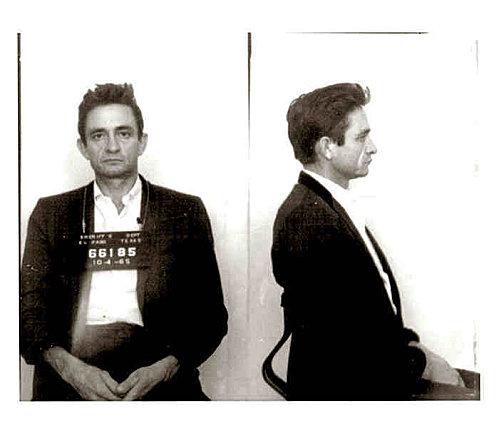 United Trash of America johnny cash el paso mugshot 1965