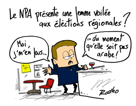 NPA, élections régionales, Vaucluse, voile et vapeur de polémique Regionales_npa_voilee