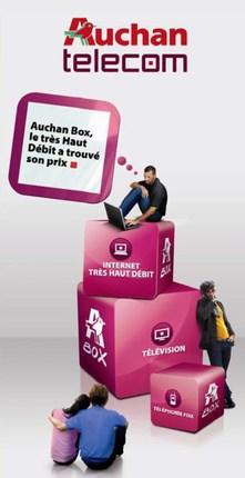 Auchan Télécom lance la Auchan Box pour Internet très haut débit et autres services