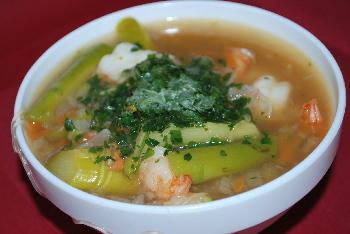 Potage chinois Hebergement d'images