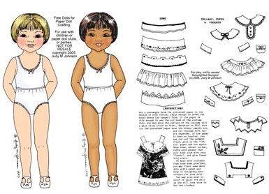 Paper dolls à télécharger Paper dolls à télécharger