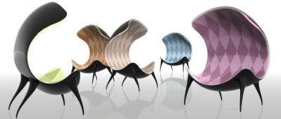 Dima Loginoff, design Russe : fauteuil dounyasha