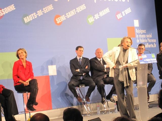 Valerie Pécresse, Michèle Alliot Marie, Laurent Lafon, André Santini
