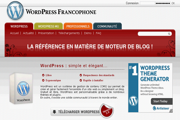 Création de blogs Wordpress