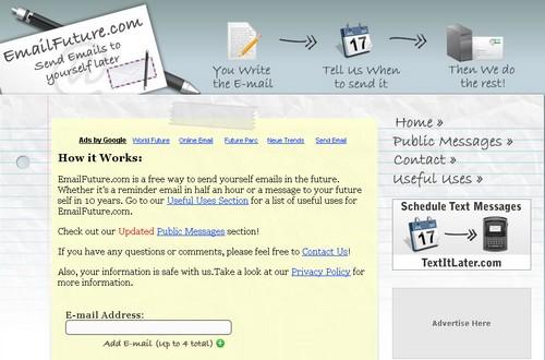 emailfuture emailfuture 2 Sites pour Envoyer des emails plannifier ...