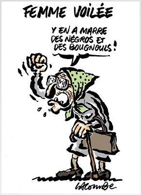 Femmes voilées : attention danger ! (Dessin) Femmes voilées : attention danger ! (Dessin)