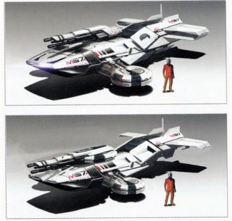 Le Hammerhead, un futur véhicule de Mass Effect 2