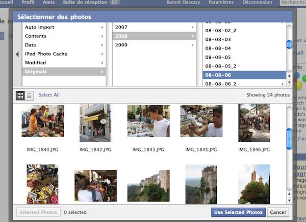facebook photo uploader Facebook: le nouveau Photo Uploader intégré sur tous les comptes
