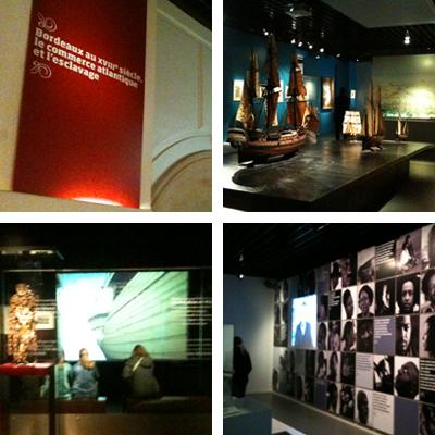 Vues de la scénographie de l'exposition Bordeaux, le commerce atlantique et l'esclavage, au Musée d'Aquitaine ©M.R. Bordeaux, le commerce atlantique et l'esclavage