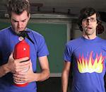 La guerre des t-shirts vidéo tshirt war