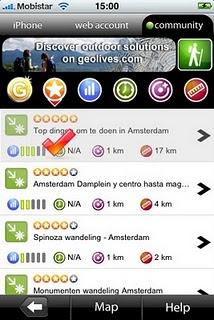 Tourisme et Iphone font bon ménage, l'exemple de Geolives-M !