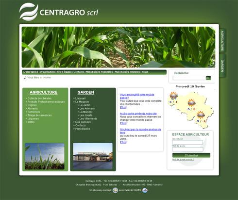 Mise en ligne du site Internet de Centragro