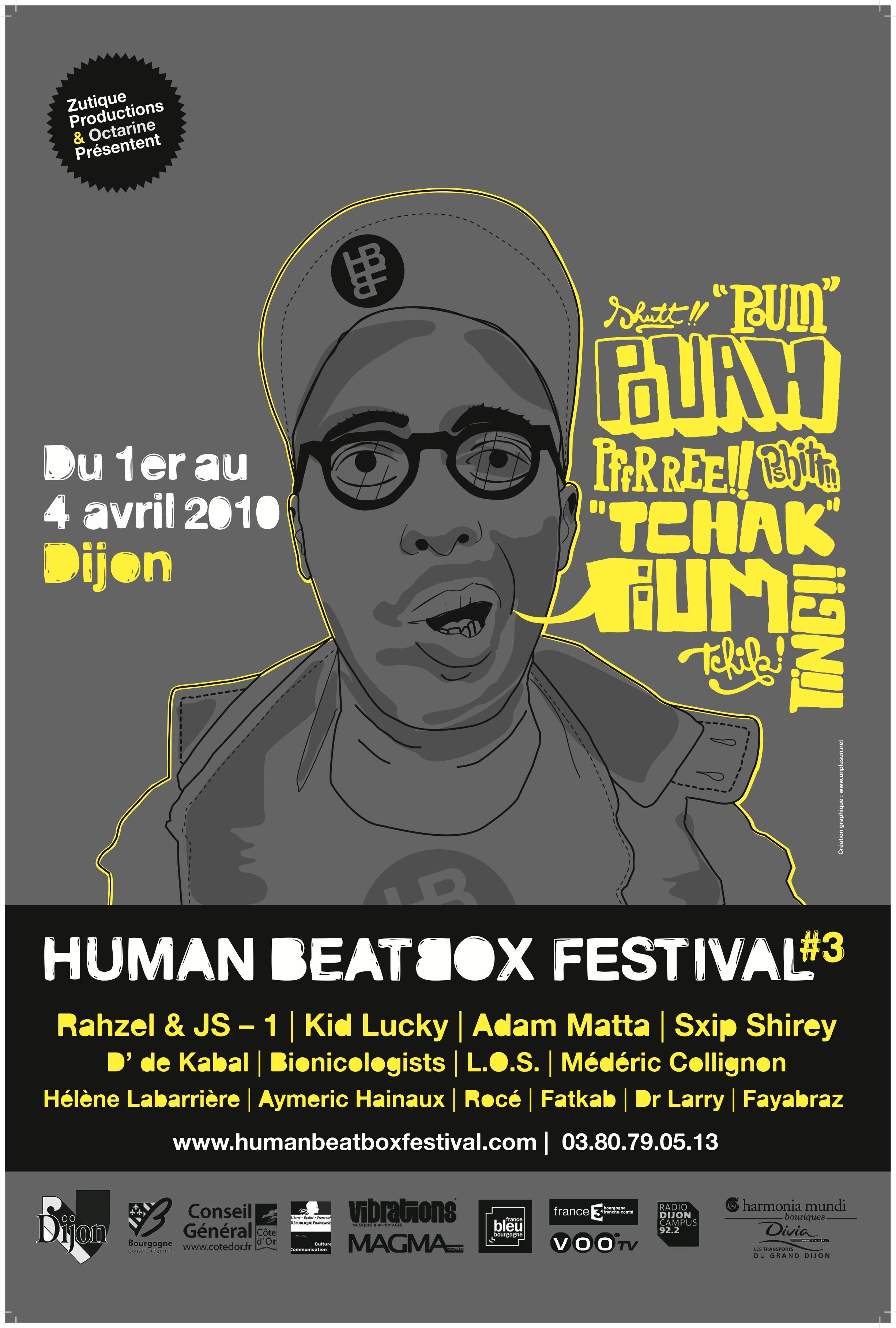 Human Beatbox Festival du 1 au 4 avril à Dijon