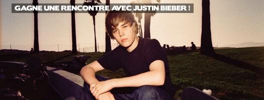 Une rencontre avec Justin Bieber à gagner Une rencontre avec Justin Bieber à gagner