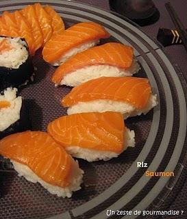 Makis, Sashimis et Sushis au saumon