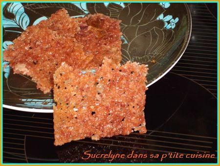 Tuiles à la fraise tuile