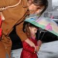 Katie Holmes et Suri Cruise affrontent le blizzard à NYC