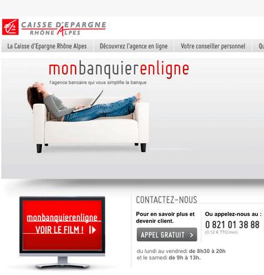 La Caisse d'Epargne Rhône Alpes lance son agence en ligne : le concept n'est-il pas déjà dépassé ?