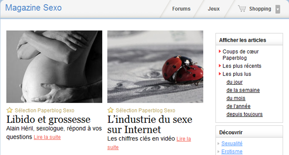 blogs sexo paperblog Paperblogs got a crush on Geek Presse !
