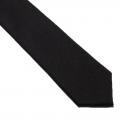 Cravate noire en soie
