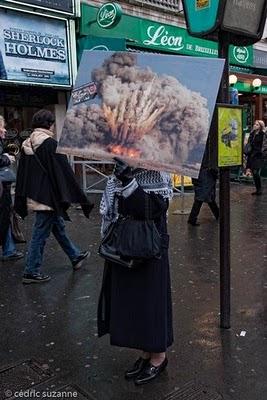 Une marche pour Gaza de la République à l'Opéra Une marche pour Gaza de la République à l'Opéra