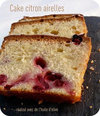Cake citron airelles réalisé avec de l'huile d'olive Cake citron airelles réalisé avec de l'huile d'olive