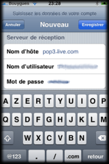 TUTO : Configurer un compte MSN Hotmail sur iPhone