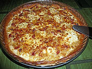 Flammekueche (ou tarte flambée)