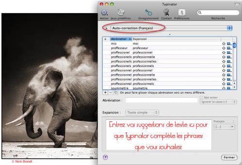 Typinator™ auto-corrections Typinator™ auto-corrections
