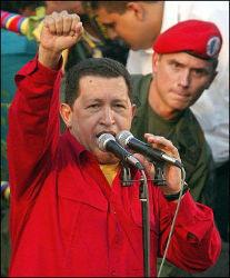 Cinquième Internationale : Chavez lève le poing