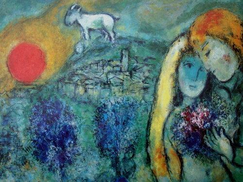 Les Amoureux de Marc Chagall.
Il est absolument incroyable de...