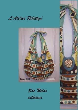 Bientôt le printemps ! Sac Relax turquoise
