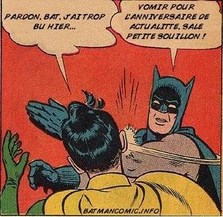Générateur d'un strip Batman : ça colle une claque à Robin
