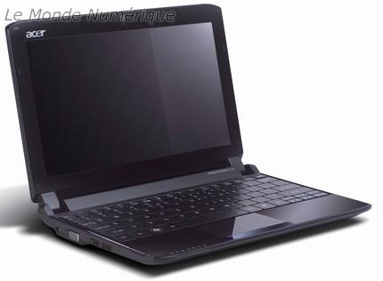 MWC 2010 : Netbook Acer Aspire One 532G, Nvidia ION II et Optimus avec un netbook