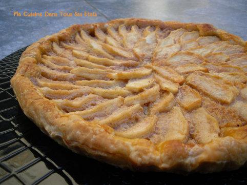 Tarte aux pommes à la confiture de lait tarte pommes confiture de lait