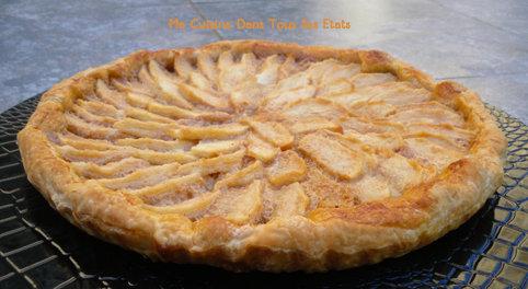 Tarte aux pommes à la confiture de lait tarte pommes confiture de lait2