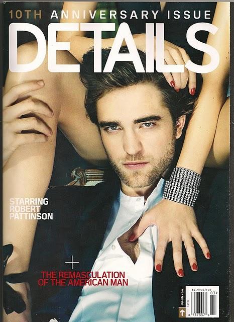 [couv] Robert Pattinson pour Details magazine