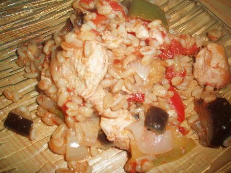 Poulet au blé à l'espagnole PB090031