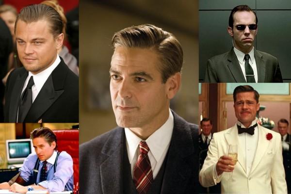 coupe cheveux Slick Back coupe cheveux Slick Back 600x400 Guide des tendances coiffure homme 2010 : George Clooney, Kris Van Assche, Jules César et Sherlock Holmes