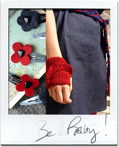 Princesse Punk… Après La Pluie Barrettes cheveux, mitaines et autres accessoires mode Princesse Punk en vente sur AUtreshop.com