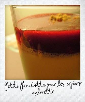 PannaCotta à la fève de Tonka, aux Speculoos et aux fruits rouges