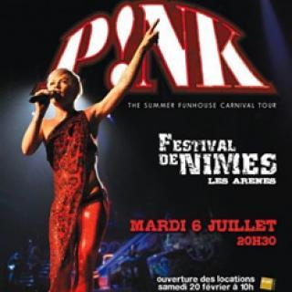 Pink au festival de Nimes