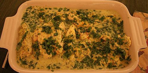 Poulet à la menthe et à la coriandre poulet aux herbes 2