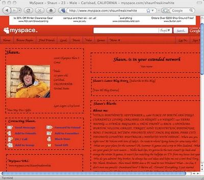 I'm Just Me, as Simple as That! About Shaun White's Myspace Multiple Identities