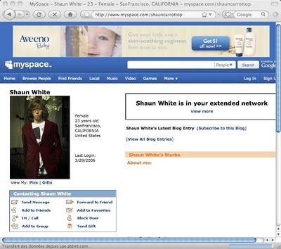 I'm Just Me, as Simple as That! About Shaun White's Myspace Multiple Identities