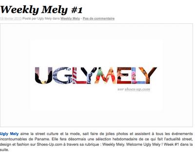 WEEKLY MELY #1 on SHOES-UP.COM