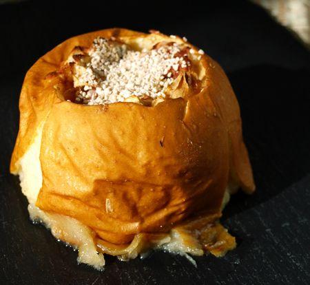 Pomme au four au jambon & fromage de chèvre : pas cheeerrr ! 001