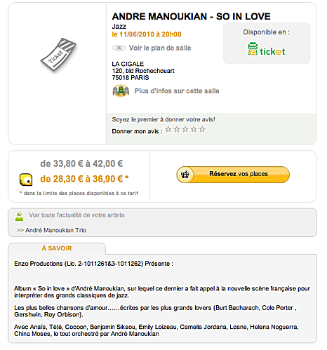 Benjamin Siksou sur la tournée