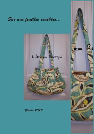 Mon sac feuilles Sac Fly turquoise